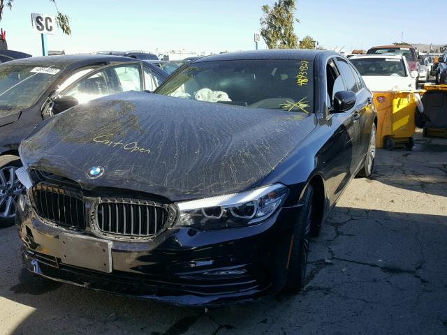 WBAJA5C3XHG894982 - 2017 BMW 530 I BLACK photo 2