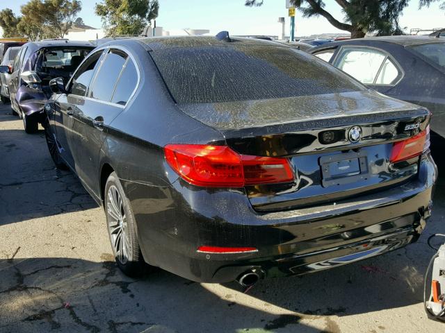 WBAJA5C3XHG894982 - 2017 BMW 530 I BLACK photo 3