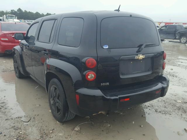 3GNDA13D88S579656 - 2008 CHEVROLET HHR LS Negro foto 3