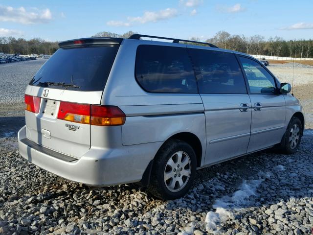 5FNRL18653B121822 - 2003 HONDA ODYSSEY EX SILVER photo 4