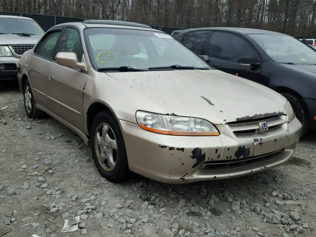 1HGCG5563YA035724 - 2000 HONDA ACCORD EX GOLD photo 1