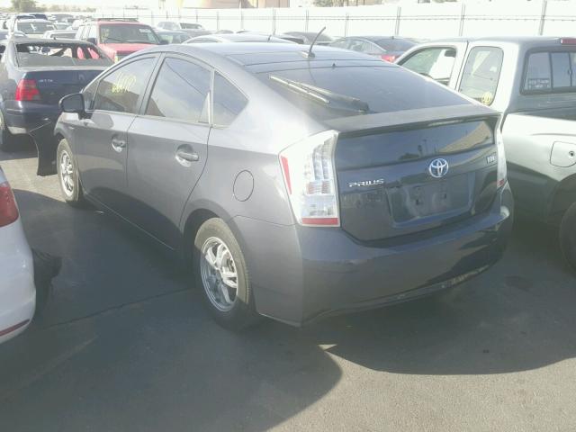 JTDKN3DU2B1412846 - 2011 TOYOTA PRIUS GRAY photo 3