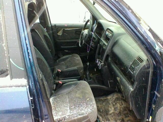 JHLRD77844C025734 - 2004 HONDA CR-V EX BLUE photo 5