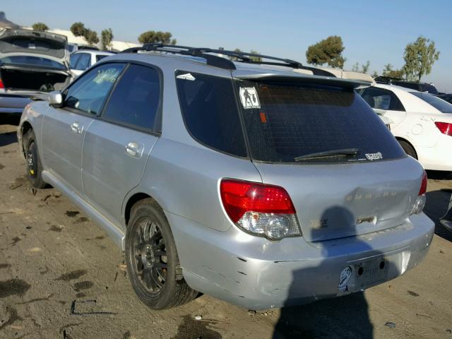 JF1GG29605G804137 - 2005 SUBARU IMPREZA WR SILVER photo 3