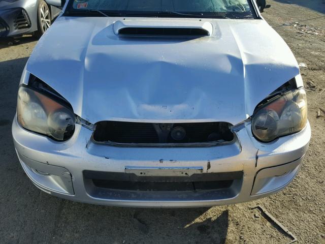 JF1GG29605G804137 - 2005 SUBARU IMPREZA WR SILVER photo 9