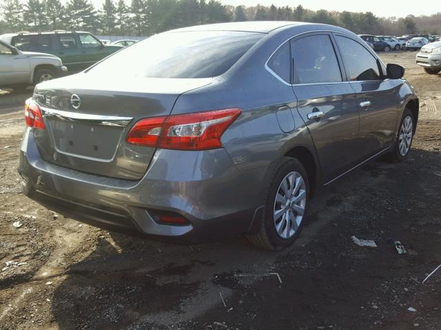 3N1AB7AP7HY342892 - 2017 NISSAN SENTRA S GRAY photo 4