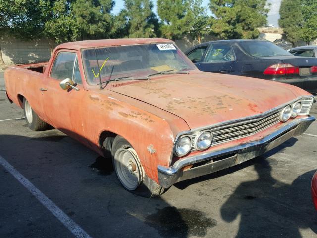 136807Z113684 - 1967 CHEVROLET EL CAMINO RED photo 1