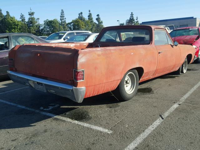 136807Z113684 - 1967 CHEVROLET EL CAMINO RED photo 4