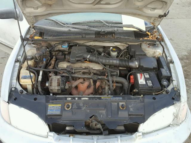 1G1JF524927354926 - 2002 CHEVROLET CAVALIER L SILVER photo 7