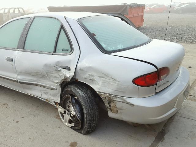 1G1JF524927354926 - 2002 CHEVROLET CAVALIER L SILVER photo 9