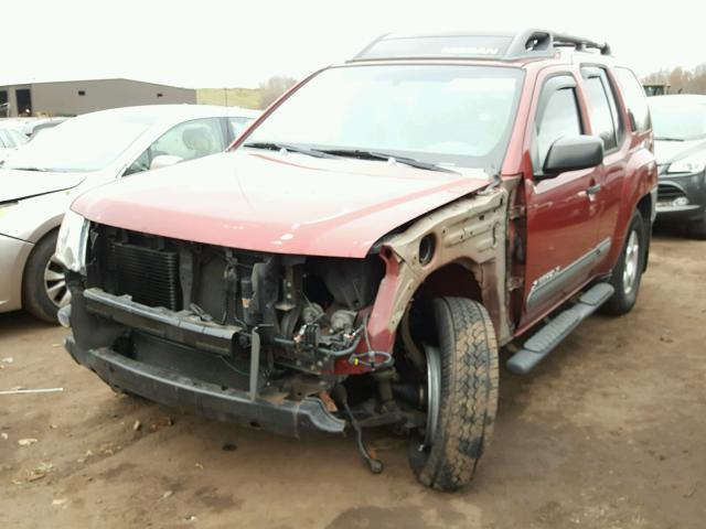 5N1AN08W77C501888 - 2007 NISSAN XTERRA OFF RED photo 2