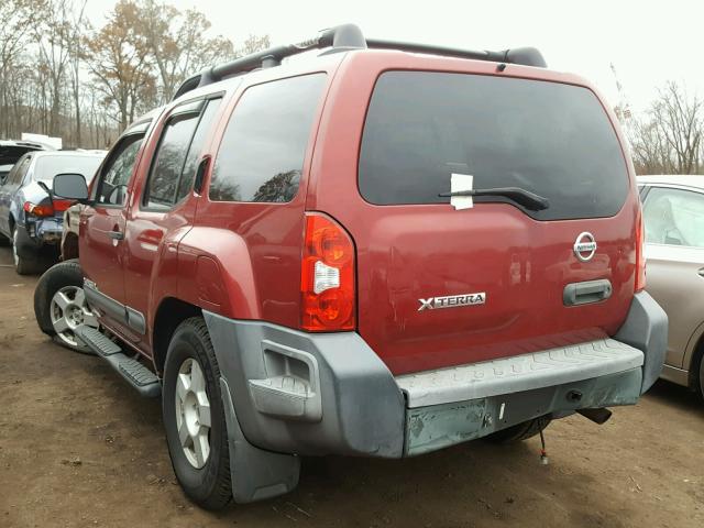 5N1AN08W77C501888 - 2007 NISSAN XTERRA OFF RED photo 3