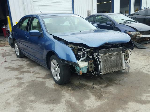 3FAHP07Z19R116684 - 2009 FORD FUSION SE BLUE photo 1