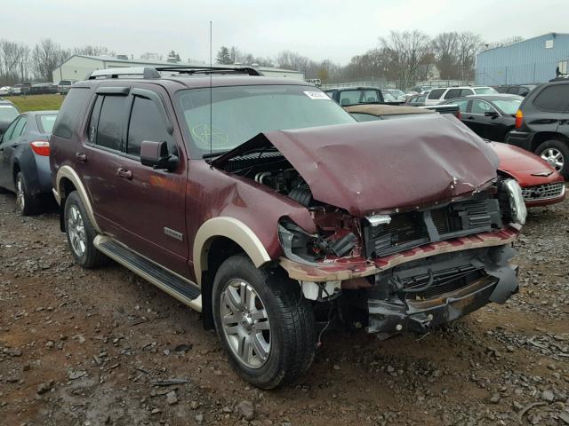 1FMEU74E56UB25159 - 2006 FORD EXPLORER E MAROON photo 1