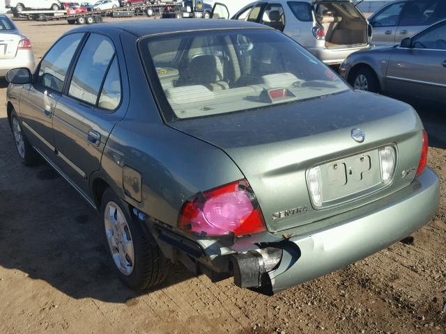 3N1CB51D75L512583 - 2005 NISSAN SENTRA 1.8 GREEN photo 3