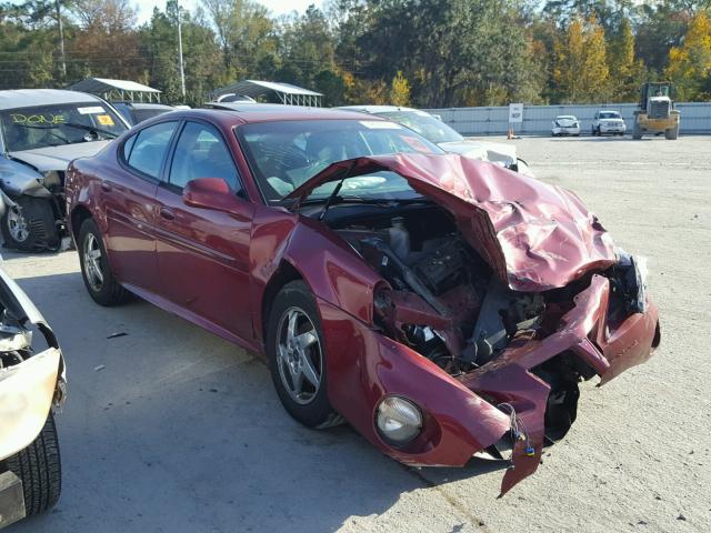 2G2WS522341217105 - 2004 PONTIAC GRAND PRIX RED photo 1