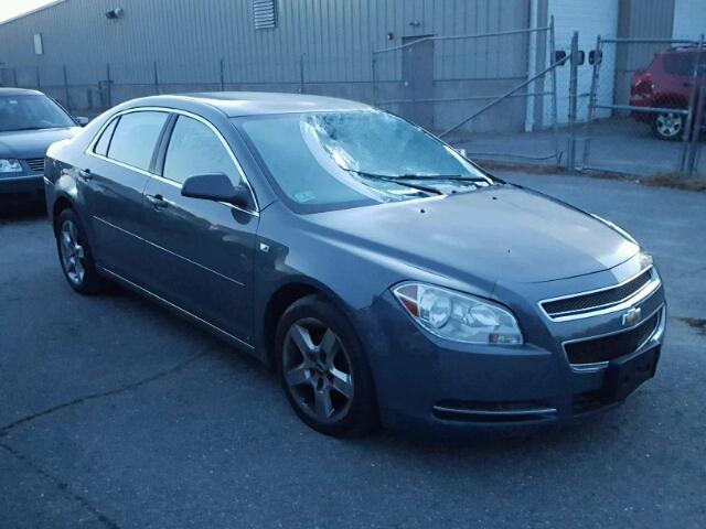 1G1ZH57B484249287 - 2008 CHEVROLET MALIBU 1LT GRAY photo 1