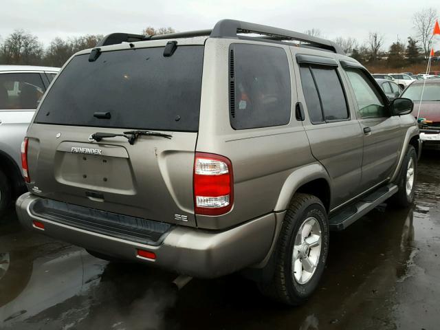 JN8DR09Y83W812796 - 2003 NISSAN PATHFINDER GRAY photo 4