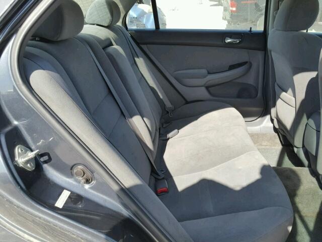 1HGCM56377A122702 - 2007 HONDA ACCORD SE GRAY photo 6