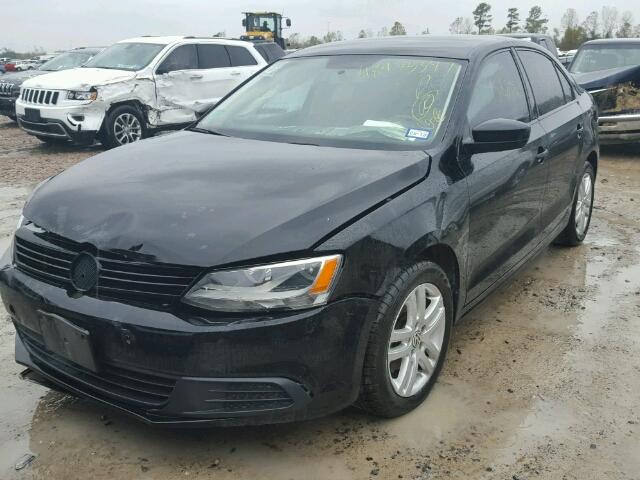 3VW1K7AJ5DM287317 - 2013 VOLKSWAGEN JETTA BASE BLACK photo 2