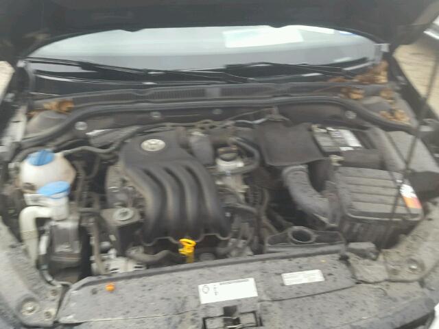 3VW1K7AJ5DM287317 - 2013 VOLKSWAGEN JETTA BASE BLACK photo 7