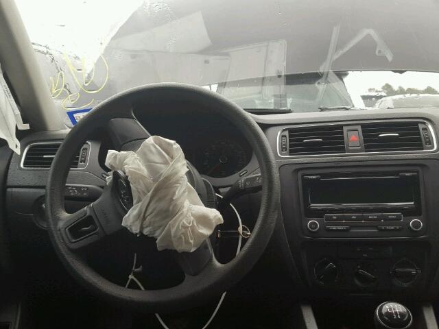 3VW1K7AJ5DM287317 - 2013 VOLKSWAGEN JETTA BASE BLACK photo 9