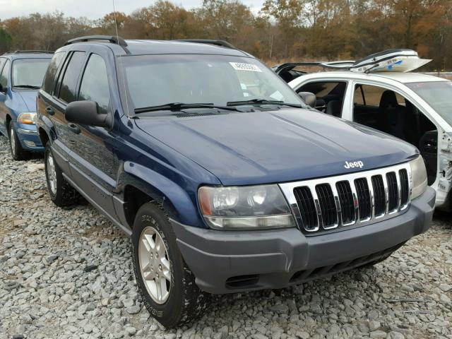 1J4GX48N42C216298 - 2002 JEEP GRAND CHER BLUE photo 1