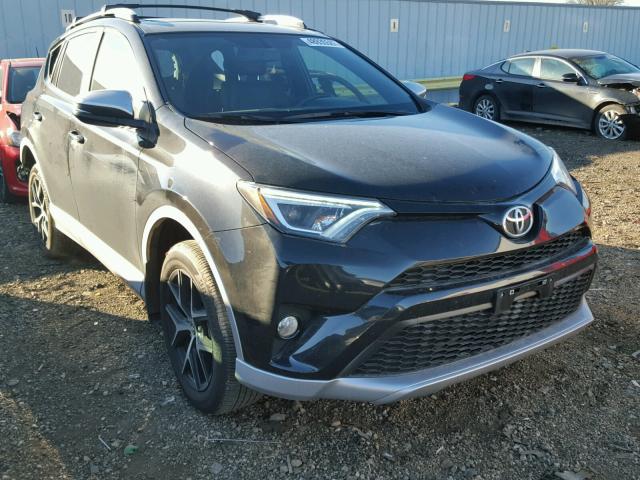 JTMJFREV5GD186312 - 2016 TOYOTA RAV4 SE BLACK photo 1