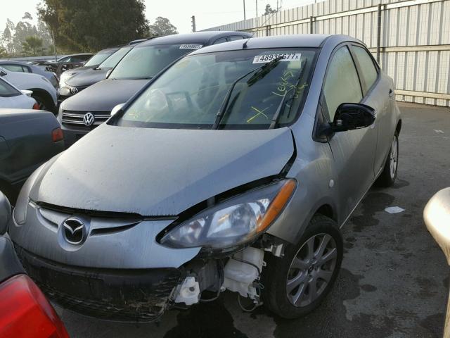 JM1DE1LZ1E0171480 - 2014 MAZDA MAZDA2 TOU SILVER photo 2