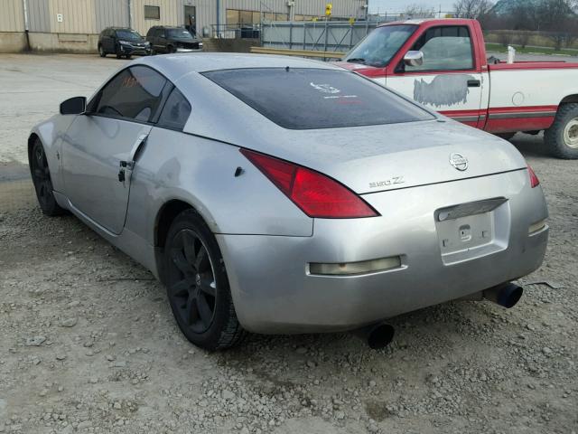 JN1AZ34D43T118986 - 2003 NISSAN 350Z COUPE SILVER photo 3