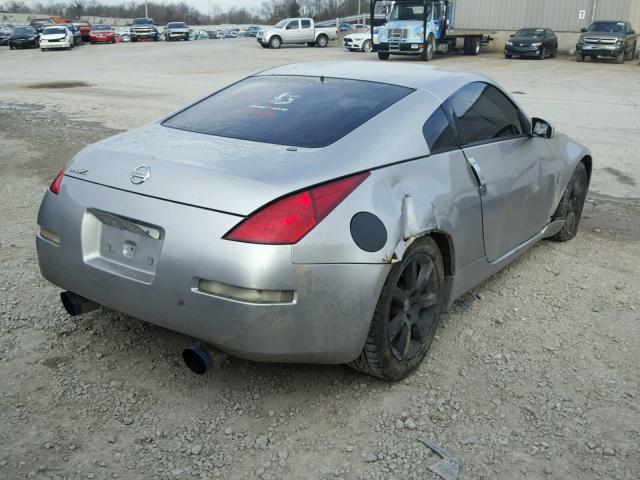 JN1AZ34D43T118986 - 2003 NISSAN 350Z COUPE SILVER photo 4