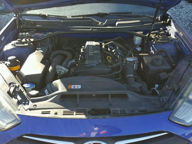 KMHHT6KD0DU082660 - 2013 HYUNDAI GENESIS CO BLUE photo 7