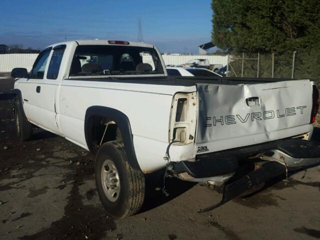 1GCHC29U86E105571 - 2006 CHEVROLET SILVERADO WHITE photo 3