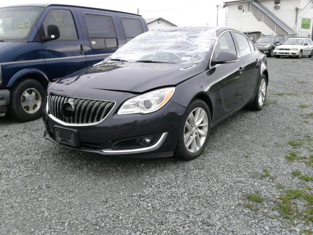 2G4GL5EXXG9169012 - 2016 BUICK REGAL GRAY photo 2