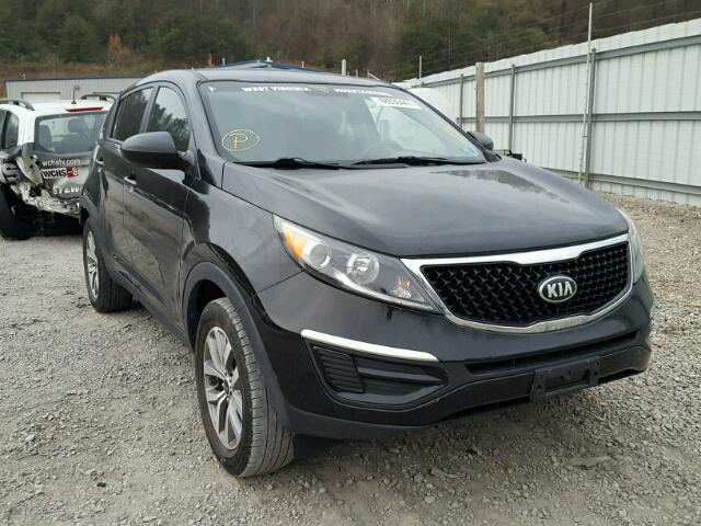 KNDPB3AC3F7758451 - 2015 KIA SPORTAGE L BLACK photo 1