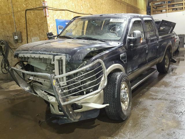 1FTSW2B55AEB29626 - 2010 FORD F250 SUPER BLACK photo 2