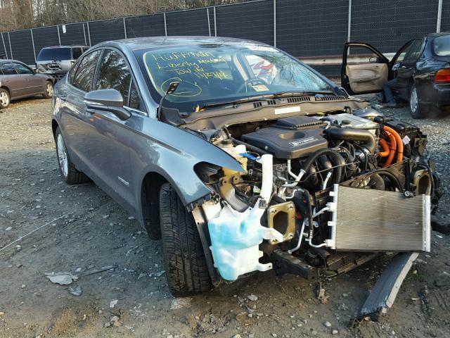 3FA6P0LU3ER131375 - 2014 FORD FUSION SE CHARCOAL photo 1