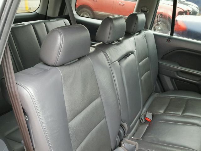 5FNYF18518B005518 - 2008 HONDA PILOT EXL GRAY photo 6