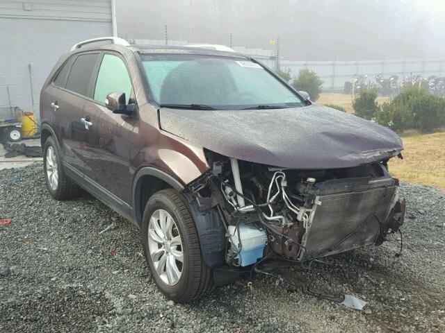 5XYKU4A2XBG091666 - 2011 KIA SORENTO EX Tünd qırmızı foto 1