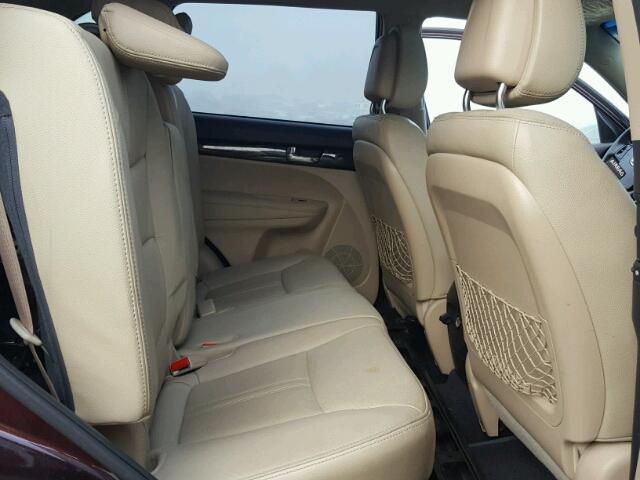 5XYKU4A2XBG091666 - 2011 KIA SORENTO EX Tünd qırmızı foto 6