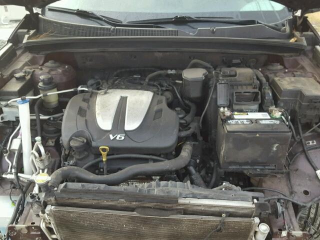 5XYKU4A2XBG091666 - 2011 KIA SORENTO EX Tünd qırmızı foto 7