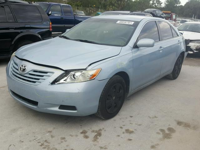 4T1BE46K37U558515 - 2007 TOYOTA CAMRY NEW BLUE photo 2