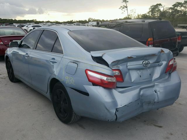 4T1BE46K37U558515 - 2007 TOYOTA CAMRY NEW BLUE photo 3