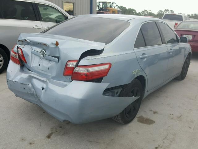 4T1BE46K37U558515 - 2007 TOYOTA CAMRY NEW BLUE photo 4