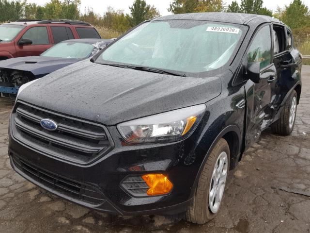 1FMCU0F77JUA08768 - 2018 FORD ESCAPE S BLACK photo 2