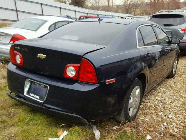 1G1ZG57B984225229 - 2008 CHEVROLET MALIBU LS BLUE photo 4