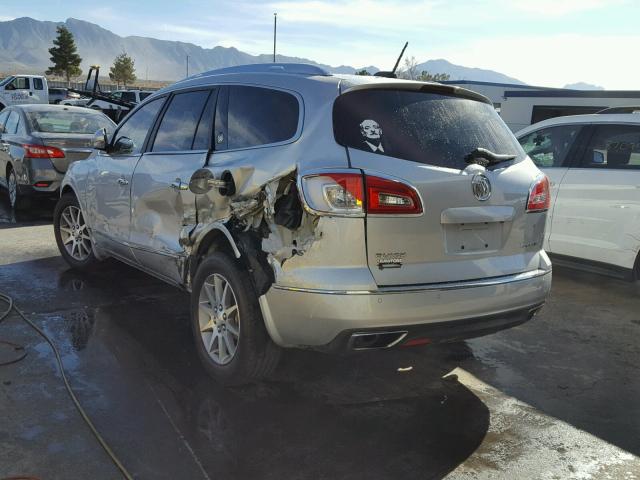 5GAKRAKD5GJ159039 - 2016 BUICK ENCLAVE SILVER photo 3