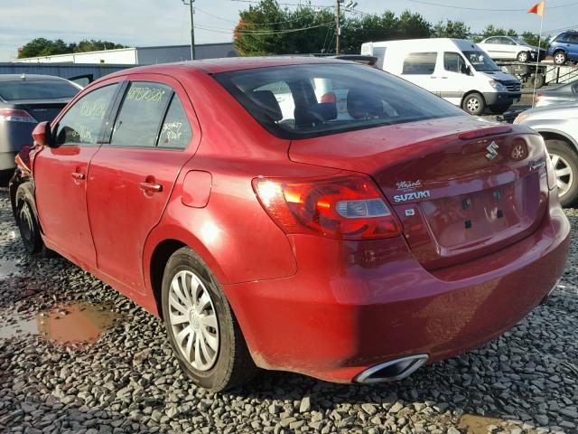 JS2RF9A12C6100013 - 2012 SUZUKI KIZASHI S RED photo 3