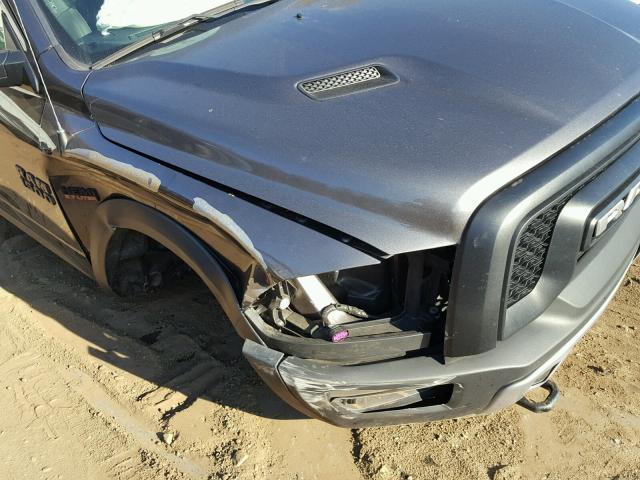 1C6RR7YT2GS282880 - 2016 RAM 1500 REBEL შავი ფოტო 9