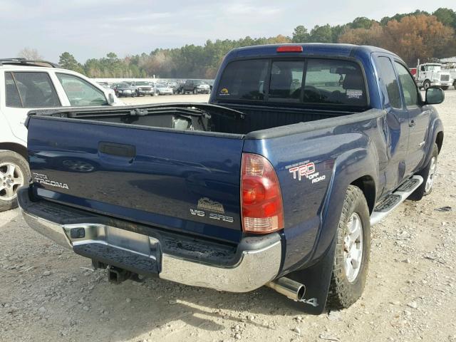 5TEUU42N47Z333981 - 2007 TOYOTA TACOMA ACC BLUE photo 4